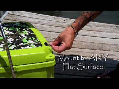 Line Cutterz Peel & Stick Flat Mount - Black