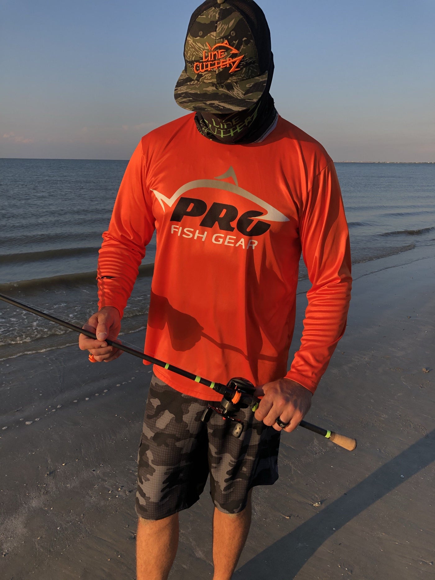 Pro Fish Gear Long Sleeve Shirt - Blaze Orange – Line Cutterz