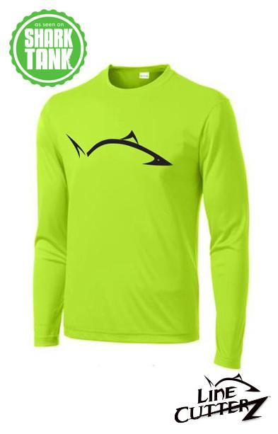 *AS SEEN ON SHARK TANK* Line Cutterz LS Carpe Diem Shirt in Green Shirts Line Cutterz 