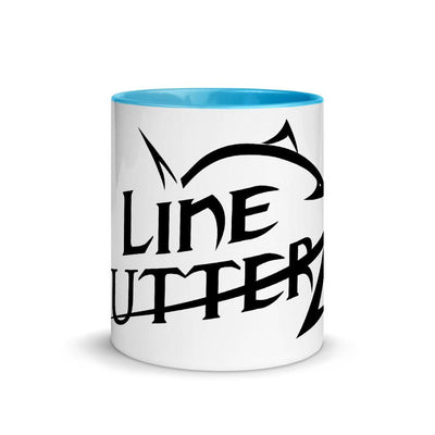 Mug with Color Inside Line Cutterz Blue 