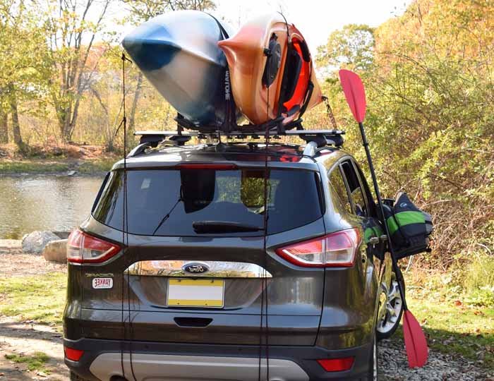 FoldAway-5™ Multi-Rack Folding 1-2 Kayak/SUP/Canoe Carrier Accessories Malone 