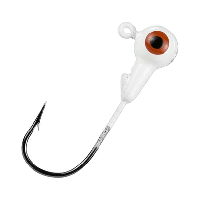 Mr. Crappie Slab Slasher Jig Heads Mr. Crappie Refrigerator White 1/16oz 8pk