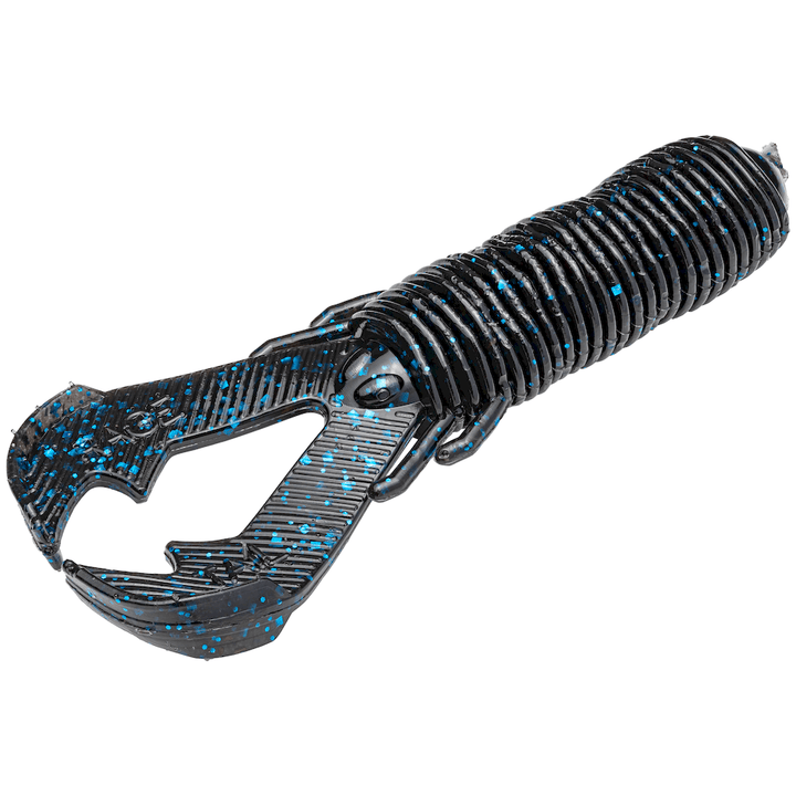 Strike King - Rage Punch Bug Strike King Lure Company 3.5 in Black / Blue Flake 
