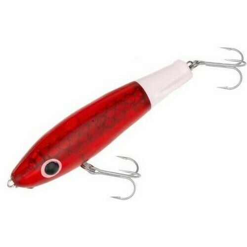 Paul Brown's Original Suspending Twitchbait Lure Mirrolure Strawberry White Tail 