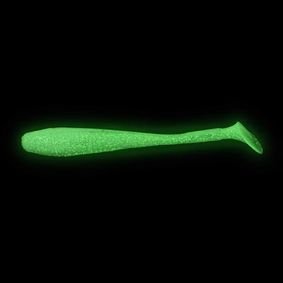 Knockin Tail Lures - Built-In Tail Rattle! - 6pk Lure Knockin Tail Lures Glow Glitter 