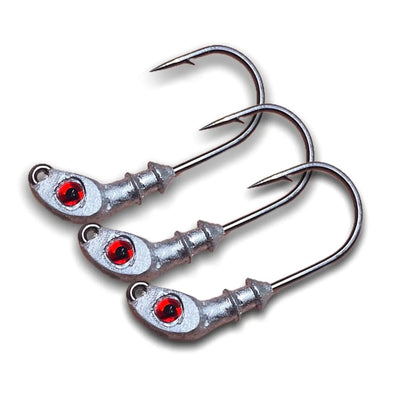 Salty Head Jig Heads - Razor Series Lure Salty Head Jigs 1/16oz Lead 