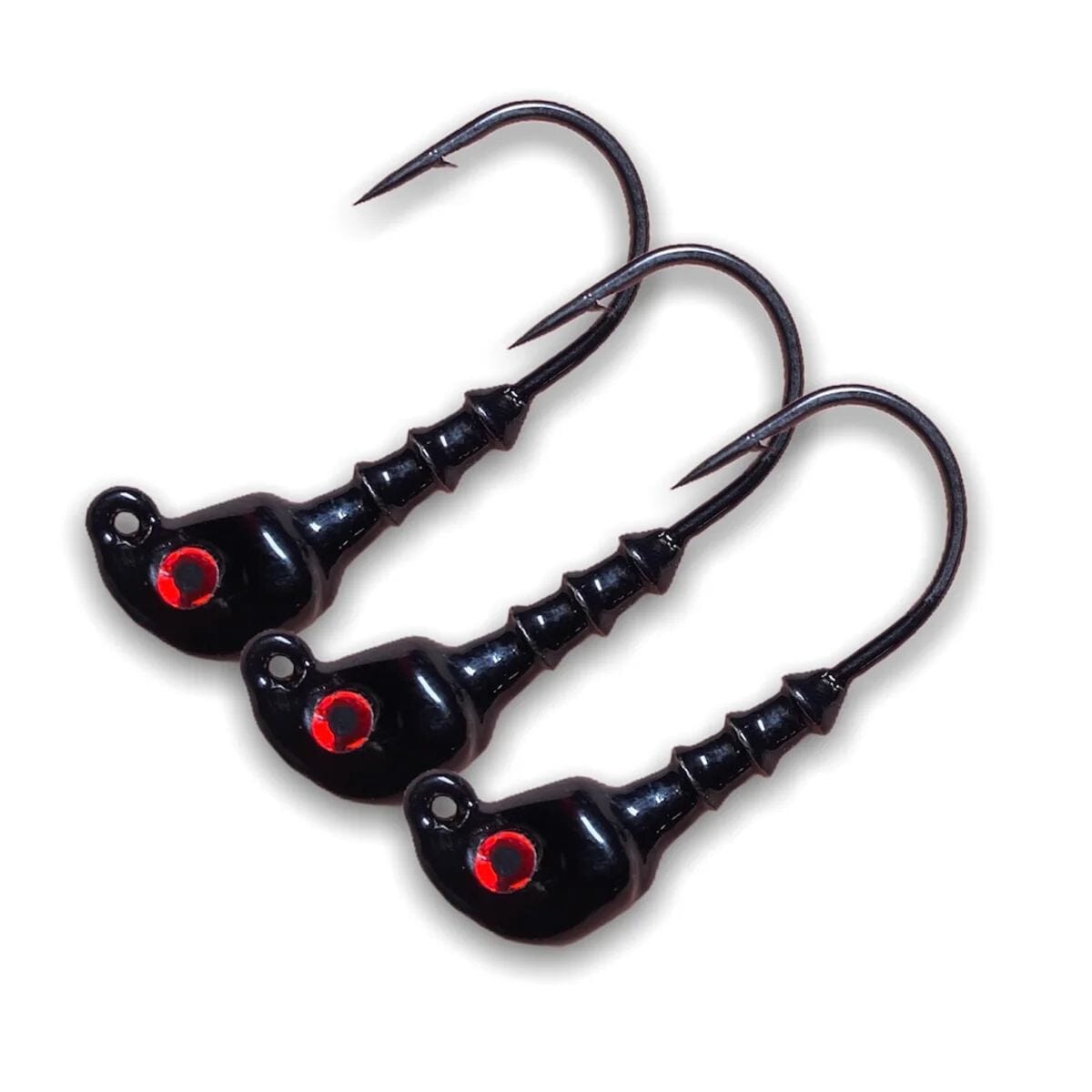 Salty Head Jig Heads - Razor Series Lure Salty Head Jigs 1/16oz Black 