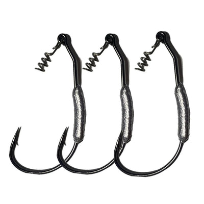 Salty Head Jig Heads - Razor Series Lure Salty Head Jigs 1/16oz Weedless (Lead) 