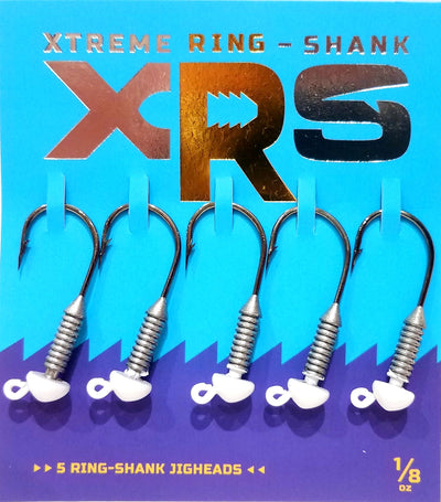 XRS Jighead 5pk Lure Smart Tackle LLC White 1/8 oz 