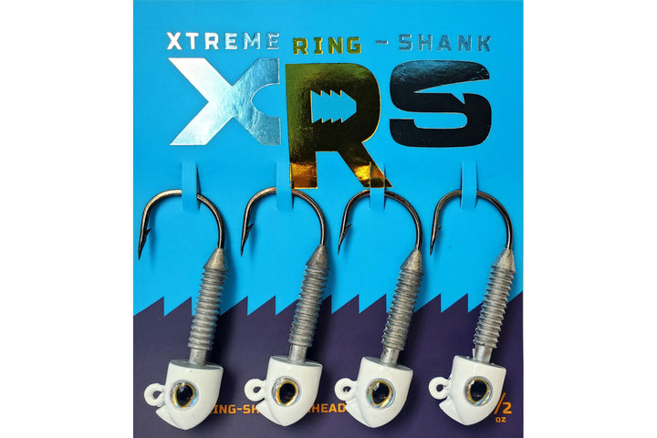 XRS Jighead w/ Eyes 4pk Tackle Smart Tackle LLC White 1/2 oz 