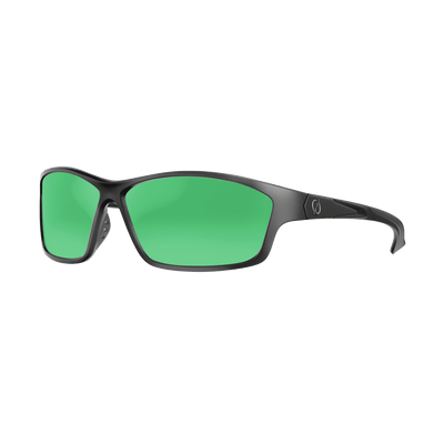 Redtail Republic Sunglasses Accessories Redtail Republic Sabine Matte Black Green Mirror