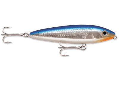 Rapala - Saltwater Skitter Walk Lure Rapala 4-3/8in 5/8oz Blue Mullet 