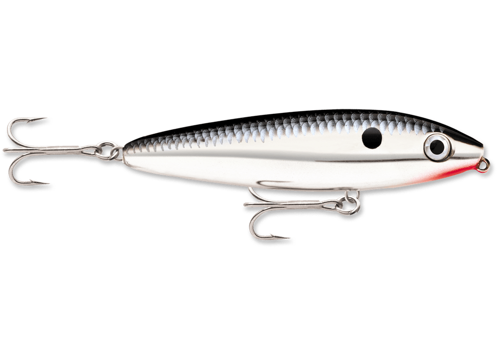 Rapala - Saltwater Skitter Walk Lure Rapala 4-3/8in 5/8oz Chrome 