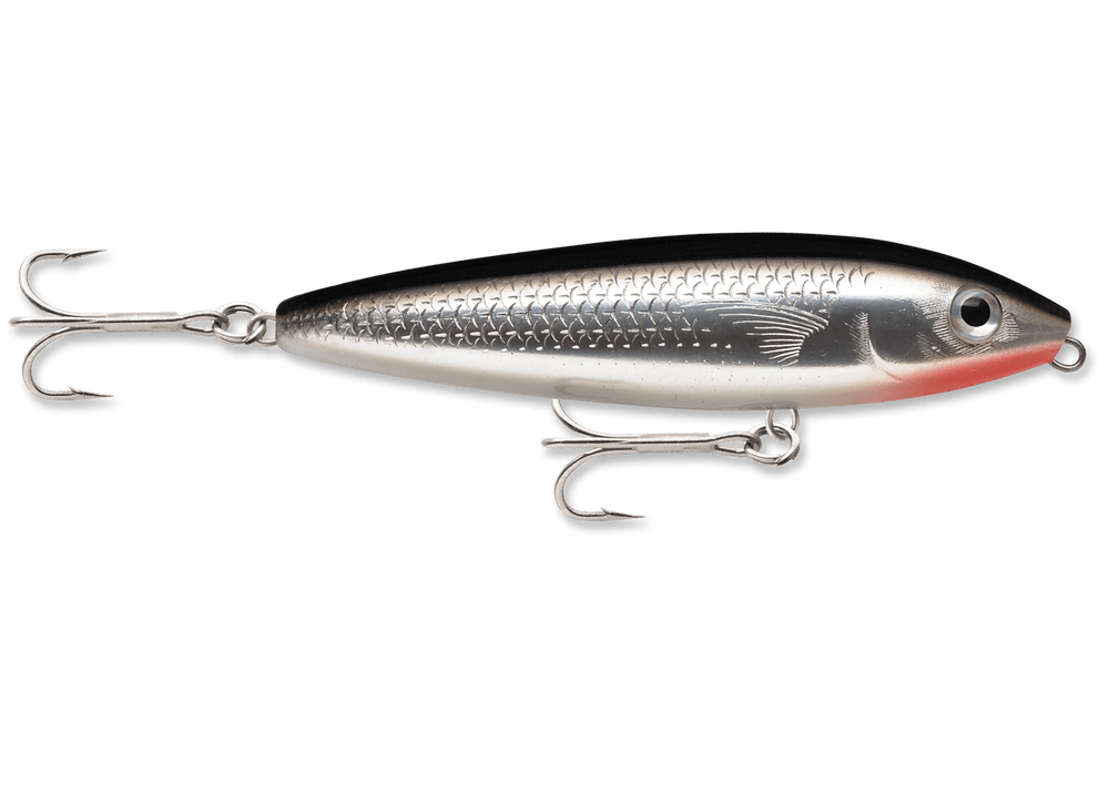 Rapala - Saltwater Skitter Walk Lure Rapala 4-3/8in 5/8oz Silver Mullet 