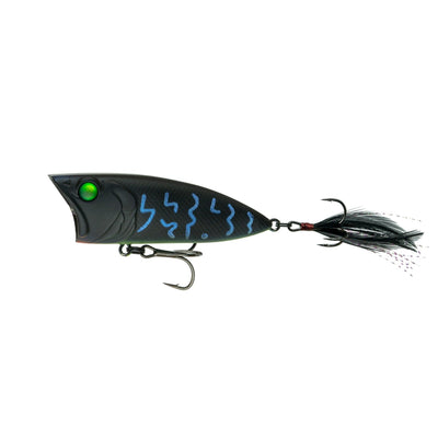 6th Sense - SplashBack Popper Lure 6th Sense Lure Co 70mm Black Magic 