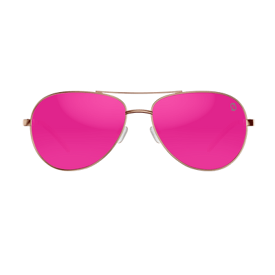 Redtail Republic Sunglasses Accessories Redtail Republic Sandbar Gold Pink Mirror