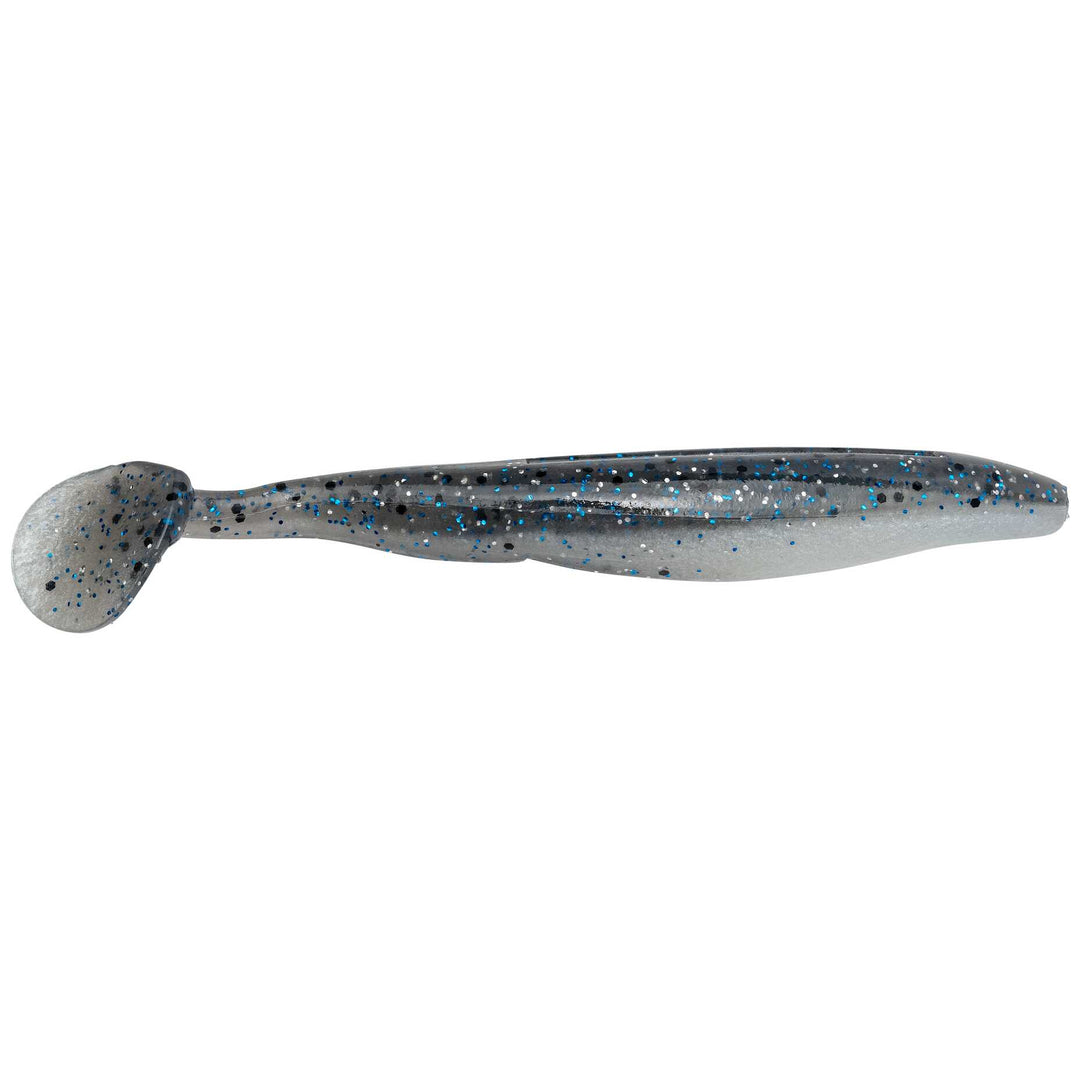 KVD Perfect Plastics Swim'n Caffeine Shad Lure Strike King Lure Company 4 in Smokey Shad 