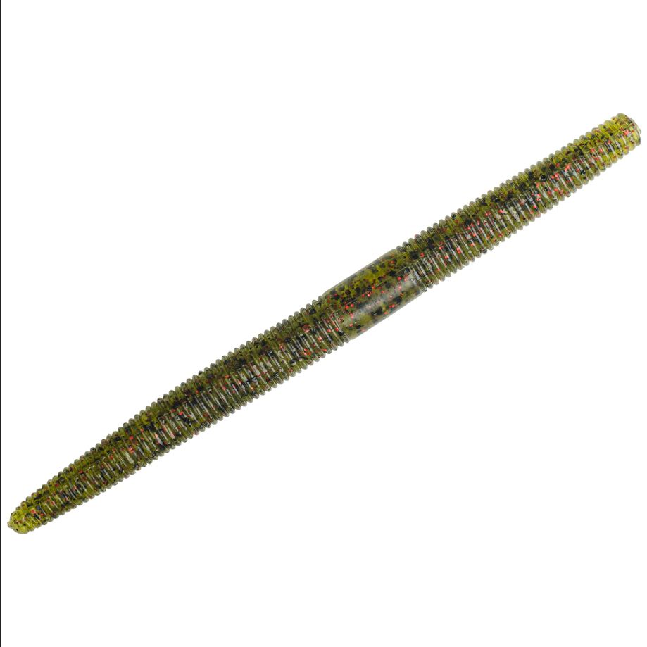 Strike King - Shim-E-Stick 5" Lure Strike King Lure Company Watermelon Seed with Red Flake 