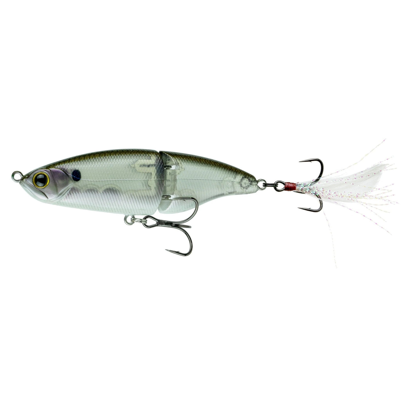 6th Sense - Speed Glide 100 Swimbait Lure 6th Sense Lure Co Ghost Hot Herring 
