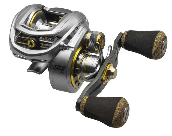 baitcast reel spooled Team Lew's