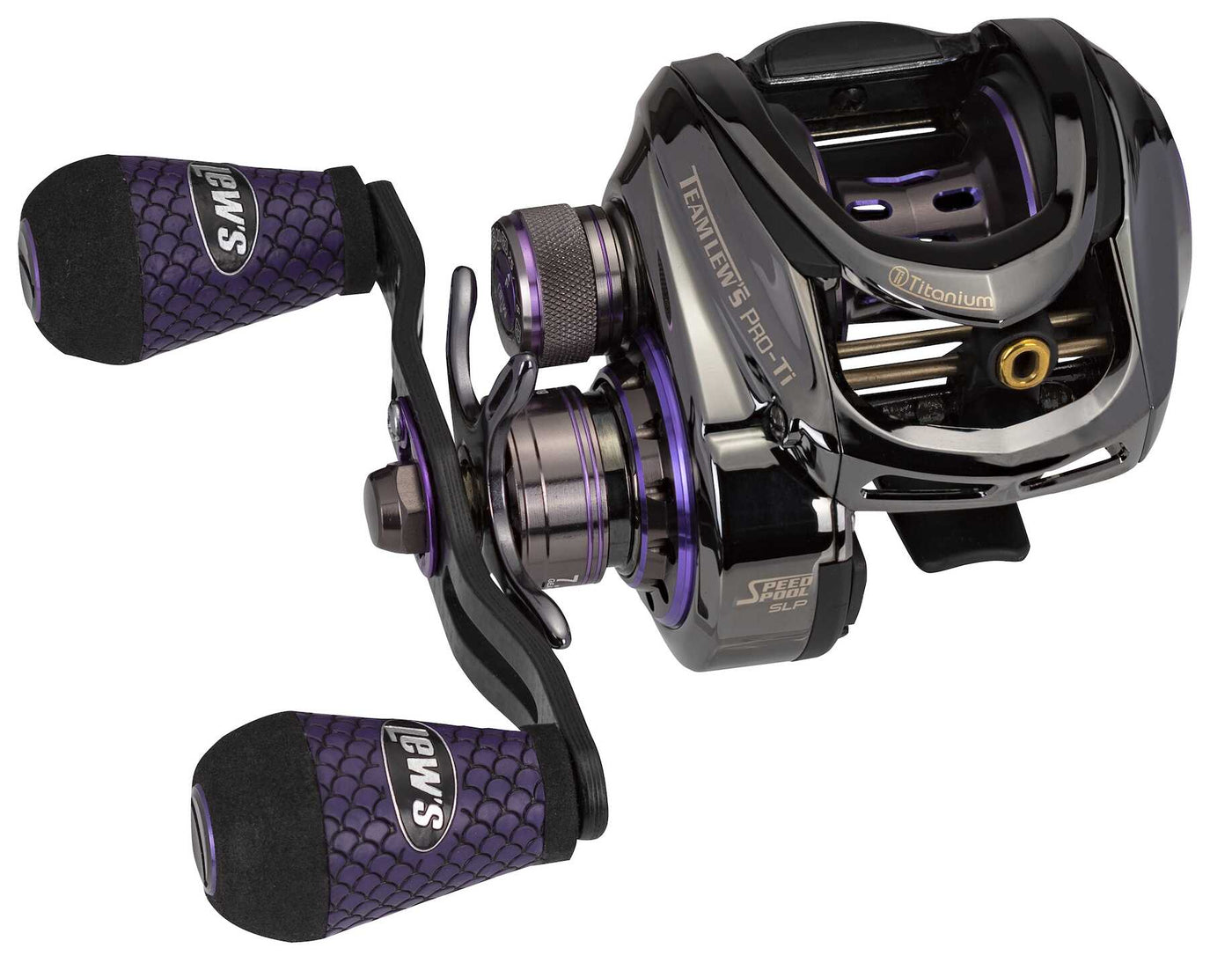 Team Lew's - Pro Ti SLP Baitcast Reel Fishing Reel Lew's Fishing Right-Hand 7.5:1 