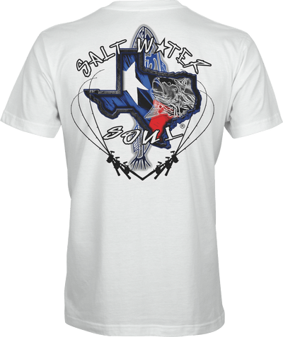 Saltwater Soul - Texas 6 Pack - Short-Sleeve Shirt Apparel Saltwater Soul 
