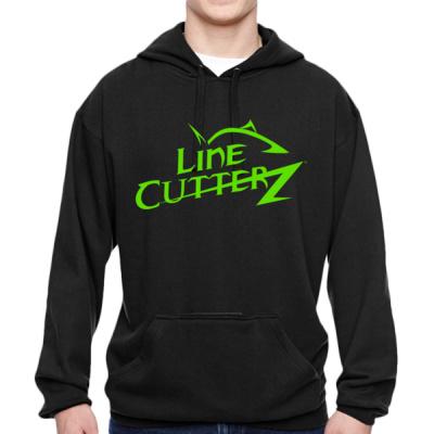Line Cutterz Ultimate Fishing Pullover Hoodie Shirts Line Cutterz Black Small 