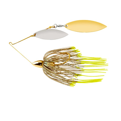 War Eagle Gold Frame Double Willow Spinnerbait Lure War Eagle Custom Lures 3/4 oz Hot Mouse 