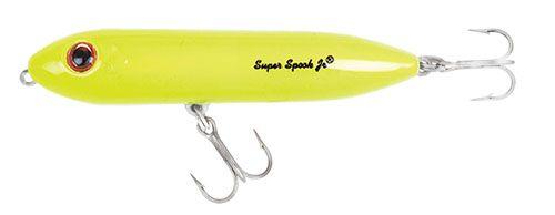 Heddon Super Spook Jr Heddon Lures 1/2oz Chartreuse 