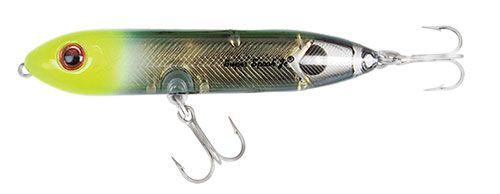 Heddon Super Spook Jr Heddon Lures 1/2oz Black/Chart Gold 